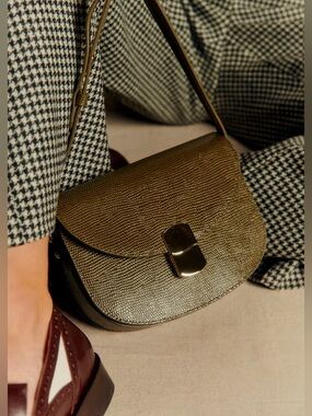 NEW Sezane Claude Bag in Moss Green